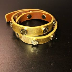 Tory Burch leather wrap bracelet